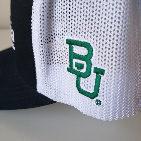 Columbia Baylor Bears PFG Fitted Size S/M Hat Cap Mesh Stretch Flexfit Black NWT - Picture 5 of 11
